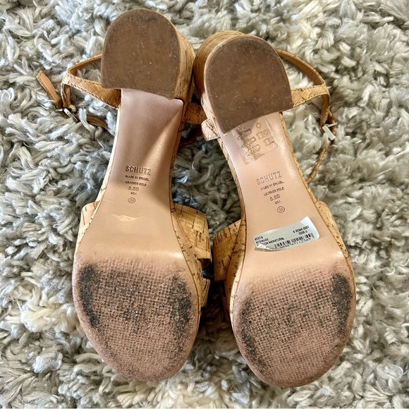 Schutz Keefa Sandal in Cork sz 8.5 - Picture 5 of 5